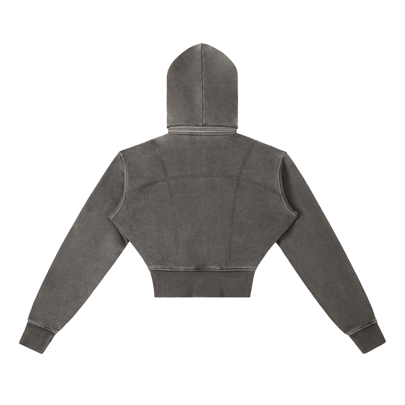 Saturn Warrior Vintage Washed Cropped Fleece Hoodie