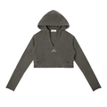 Pluto Warrior Vintage Washed Raw Edge Hoodie