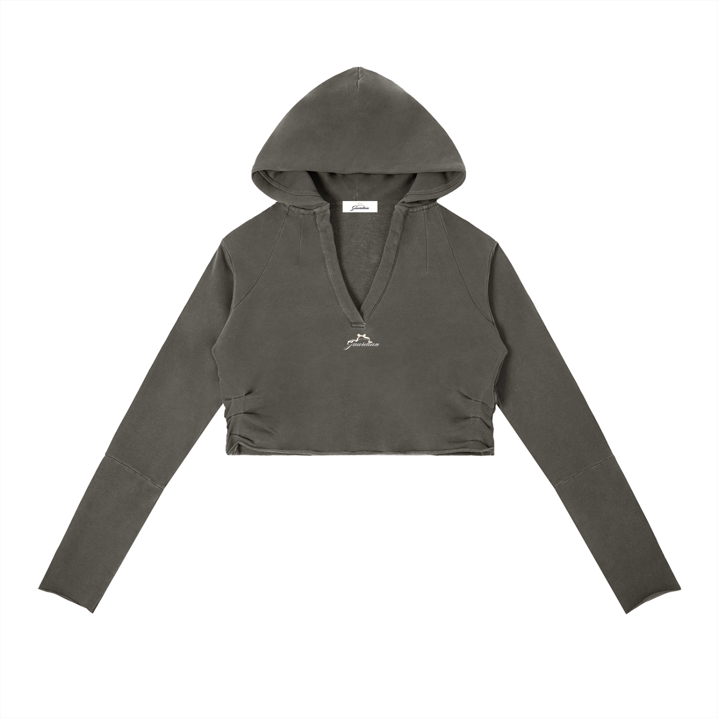 Pluto Warrior Vintage Washed Raw Edge Hoodie